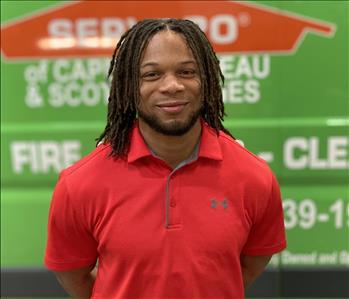 Que Anderson, team member at SERVPRO of Cape Girardeau & Scott Counties