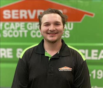 Colton Wallace, team member at SERVPRO of Cape Girardeau & Scott Counties